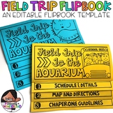 Field Trip Flipbook (Editable No Cut Editable Flip book)