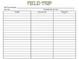 Field Trip Form