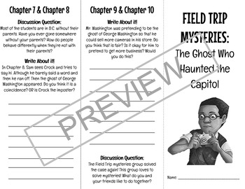 Preview of Field Trip Mysteries: GWHTC Comprehension Booklet