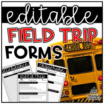 Preview of Field Trip Necessities | EDITABLE