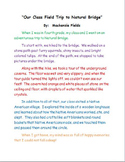 Field Trip Personal Narrative Sample Teacher Modeling Tool