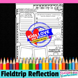 Field Trip Reflection Worksheet : Field Trip Writing Activity 3rd 4th 5th Grades