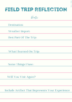 Preview of Field Trip Reflection