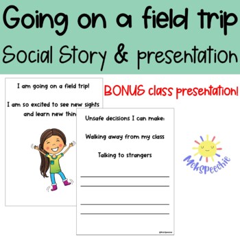 Preview of Field Trip Social Story | School Trip | Field Trip Safety | Safe and Unsafe