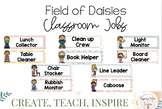 Field of daisies classroom jobs - Editable