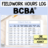 Fieldwork Hours Log toward Behavior Analyst Certification 