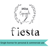 MS Fiesta - Font