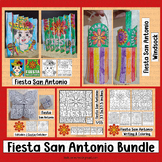 Fiesta San Antonio Activities Bulletin Board Coloring Page