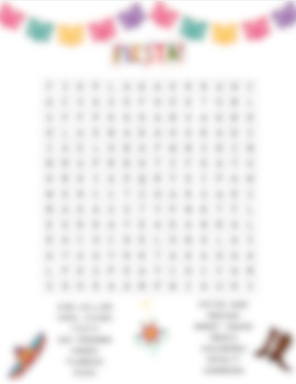 Preview of Fiesta San Antonio Word Search