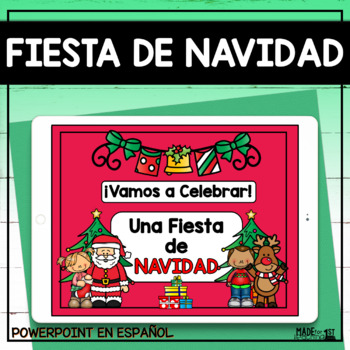 Preview of Fiesta de Navidad  – Spanish Christmas Party/PowerPoint