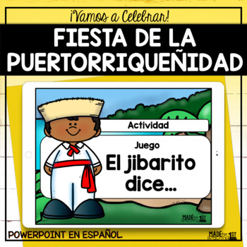 Preview of Fiesta de la Puertorriqueñidad | Spanish PowerPoint
