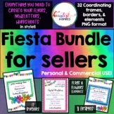 Fiesta seller's kit w/ FRAMES, borders & flags ~ create co