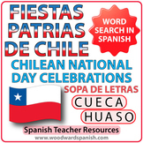 Fiestas Patrias de Chile - Sopa de Letras