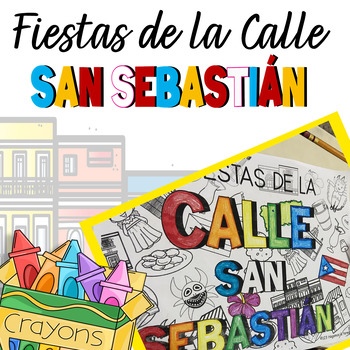 Preview of Fiestas de la Calle San Sebastián Spanish Worksheets