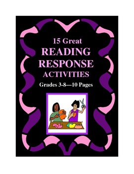 Preview of Fifteen Great Reading Response Activities