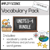 Fifth Grade: Amplify Science Vocabulary Pack BUNDLE (Units 1-4)