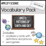 Fifth Grade: Amplify Science Vocabulary Pack UNIT 1