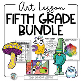Fifth Grade Art Lessons • Bundle of Elementary Art Activities