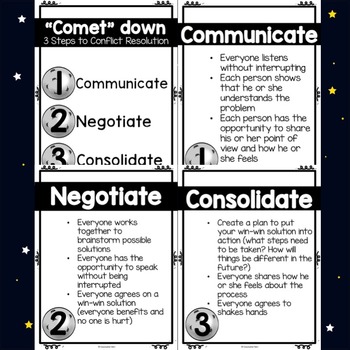 Counseling Classroom Guidance Lessons for Fourth & Fifth Grade Space Theme