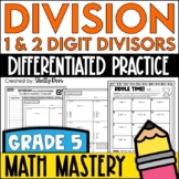 Division Worksheets Dividing Whole Numbers and Long Division Practice Problems