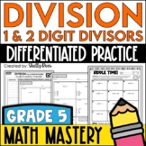 Division Worksheets Dividing Whole Numbers and Long Divisi