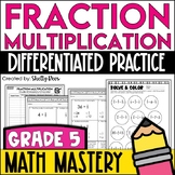 Multiplying Fractions Worksheets