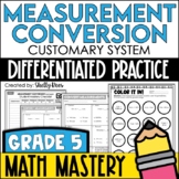 Measurement Conversion Worksheets - Customary System