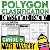 Classifying Polygons Worksheets Naming Polygons Activities