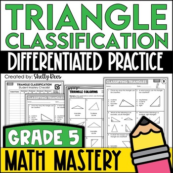 Preview of Classifying Triangles Worksheets