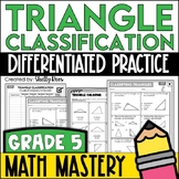 Classifying Triangles Worksheets