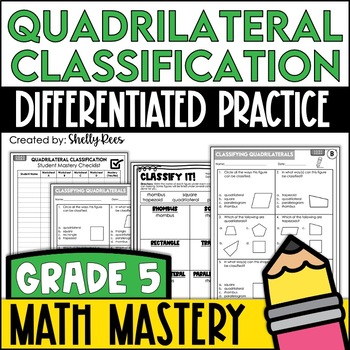Preview of Classifying Quadrilaterals Worksheets