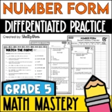 Place Value and Number Form Expanded Form Worksheets