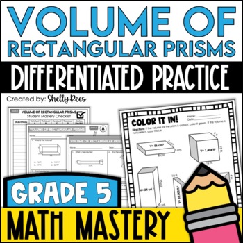Preview of Volume of Rectangular Prisms Worksheets