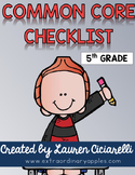 Fifth Grade Common Core Standards Checklist