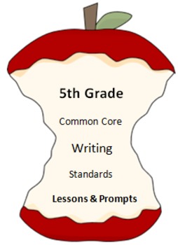 Preview of Fifth Grade Common Core Writing Standards - Lessons, Prompts, & Rubrics
