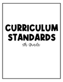 Fifth Grade Curriculum Standards Checklists