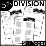 Fifth Grade Division Skill Pages