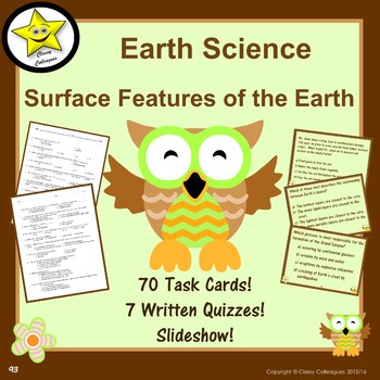 Preview of Earth Science Review, Fifth Grade Distance Learning