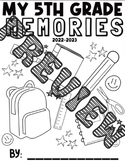 Fifth Grade End of the Year Memory Book