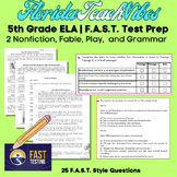 Fifth Grade F.A.S.T. ELA Practice Test: Comprehensive Read