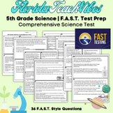 5th Grade Florida F.A.S.T. Science Prep: Comprehensive Pra