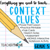 5th Grade Grammar Unit: Context Clues