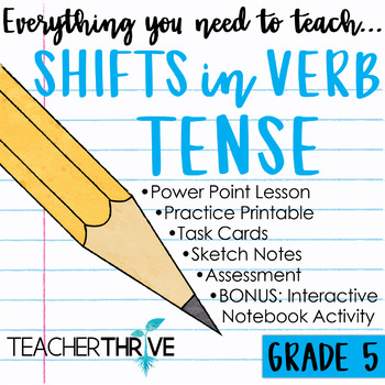 Preview of 5th Grade Grammar Unit: Shifts in Verb Tense