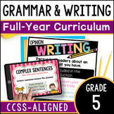 5th Grade Grammar & Writing Workshop Curriculum - Yearlong