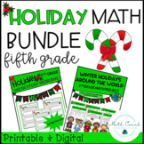 Fifth Grade Holiday Math Problem Solving BUNDLE | 5th Grad