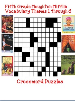 Houghton Mifflin Reading 5th Grade Crossword Puzzles Full ...