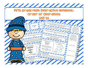 Preview of 5th Grade Math Interactive Notebook Unit 1a Freebie