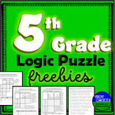 Fifth Grade Logic Puzzle Freebies