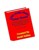 Fifth Grade Math Cheat Sheets: Key Concepts, Skills, and V