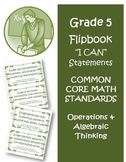 Fifth Grade Math Common Core Operations Algebraic Thinking